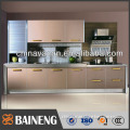 Simple modern aluminium kitchen cabinet with electric kitchen rolling shutter door